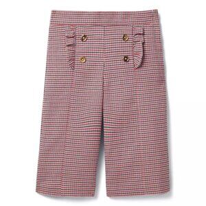 Janie and Jack 2T Plaid Jacquard Wide Leg Pant
